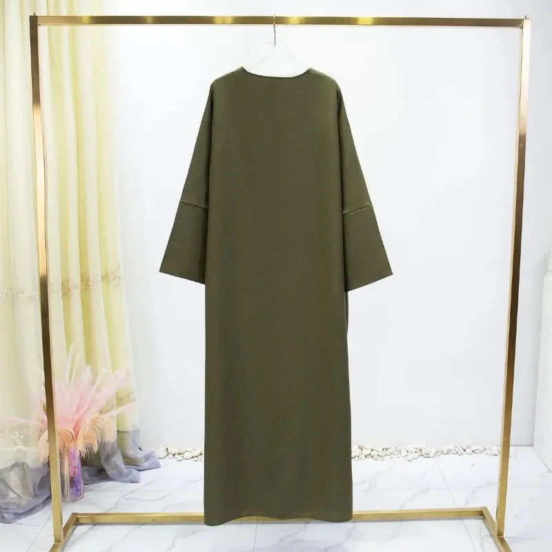 Open Front Abaya