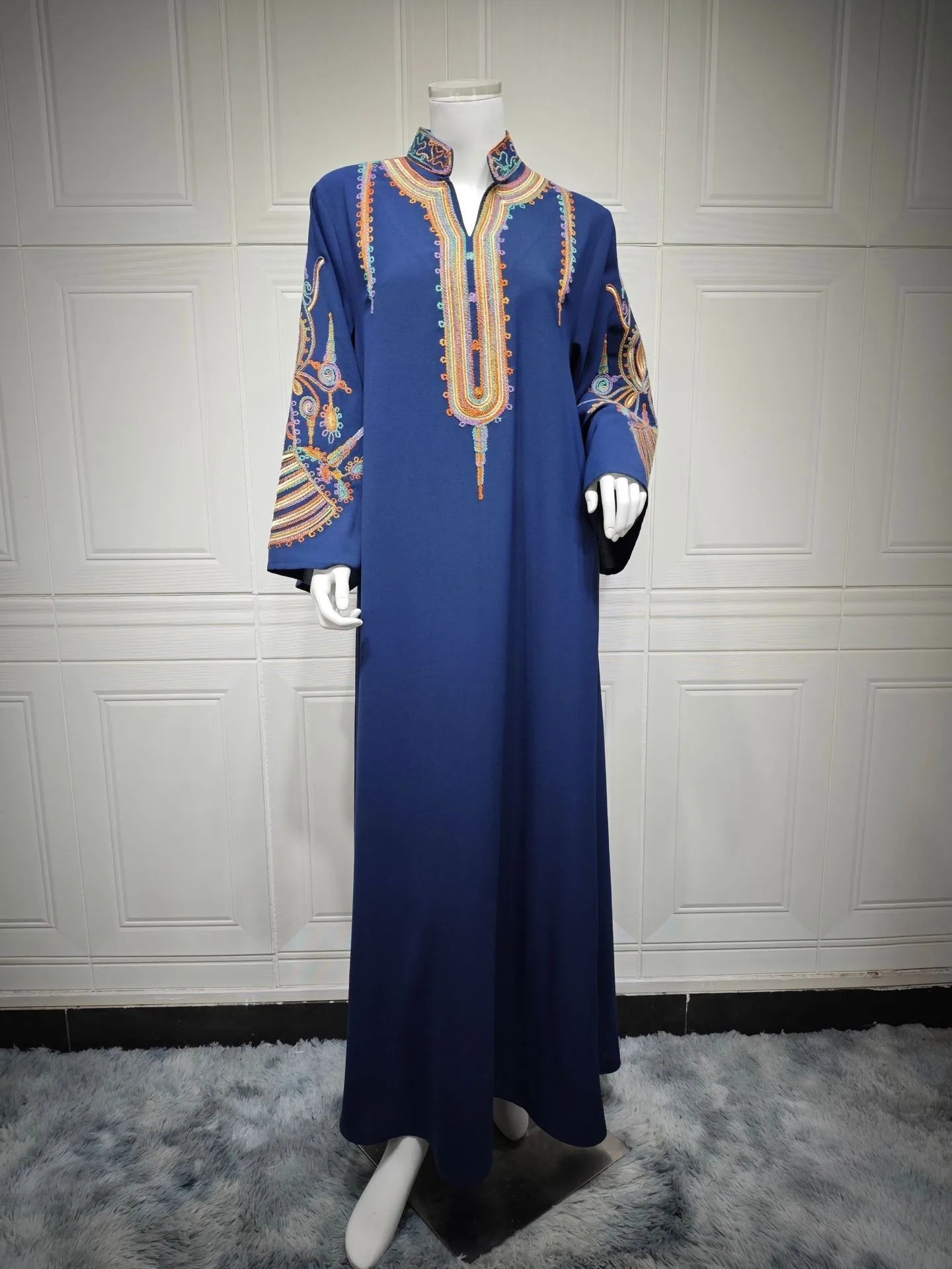 Muslim Women Embroidered Dress