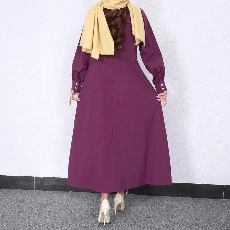 Button-Up Abaya