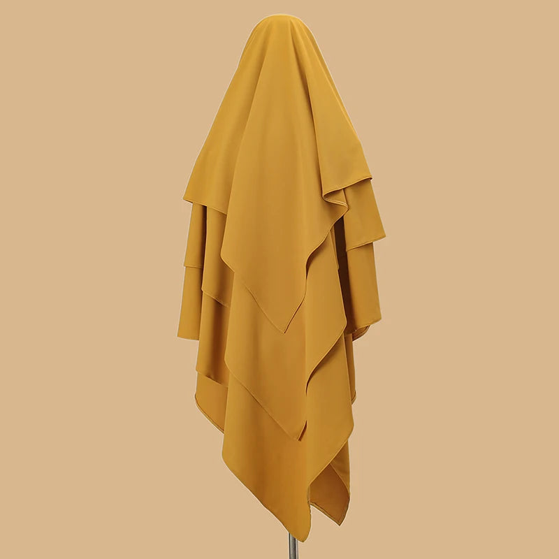 3 Layer Hijab
