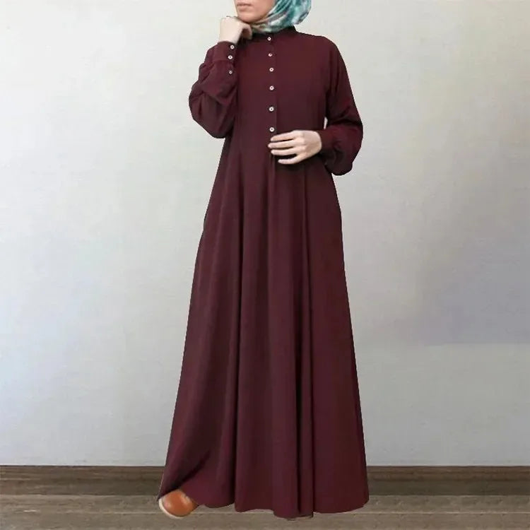Button-Up Abaya
