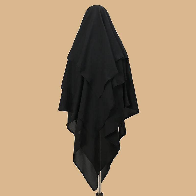 3 Layer Hijab
