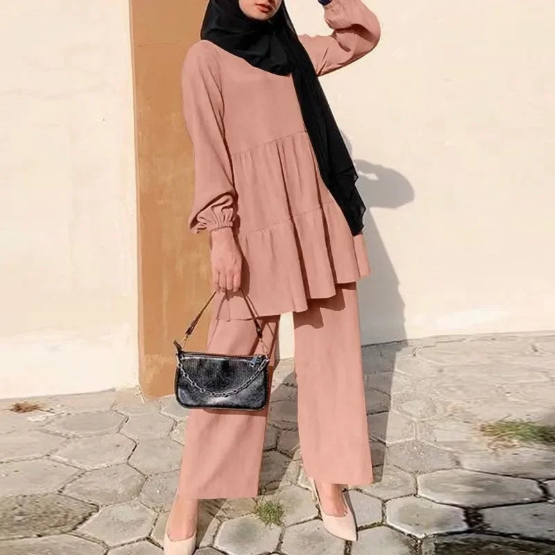 Muslim Women Two Piece Outfit
