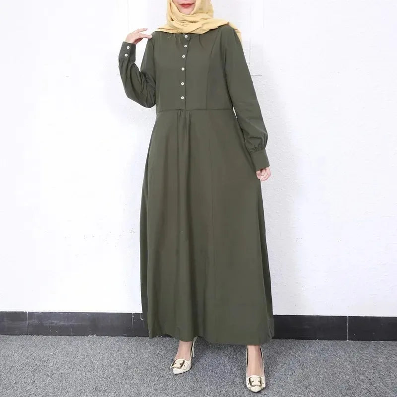 Button-Up Abaya