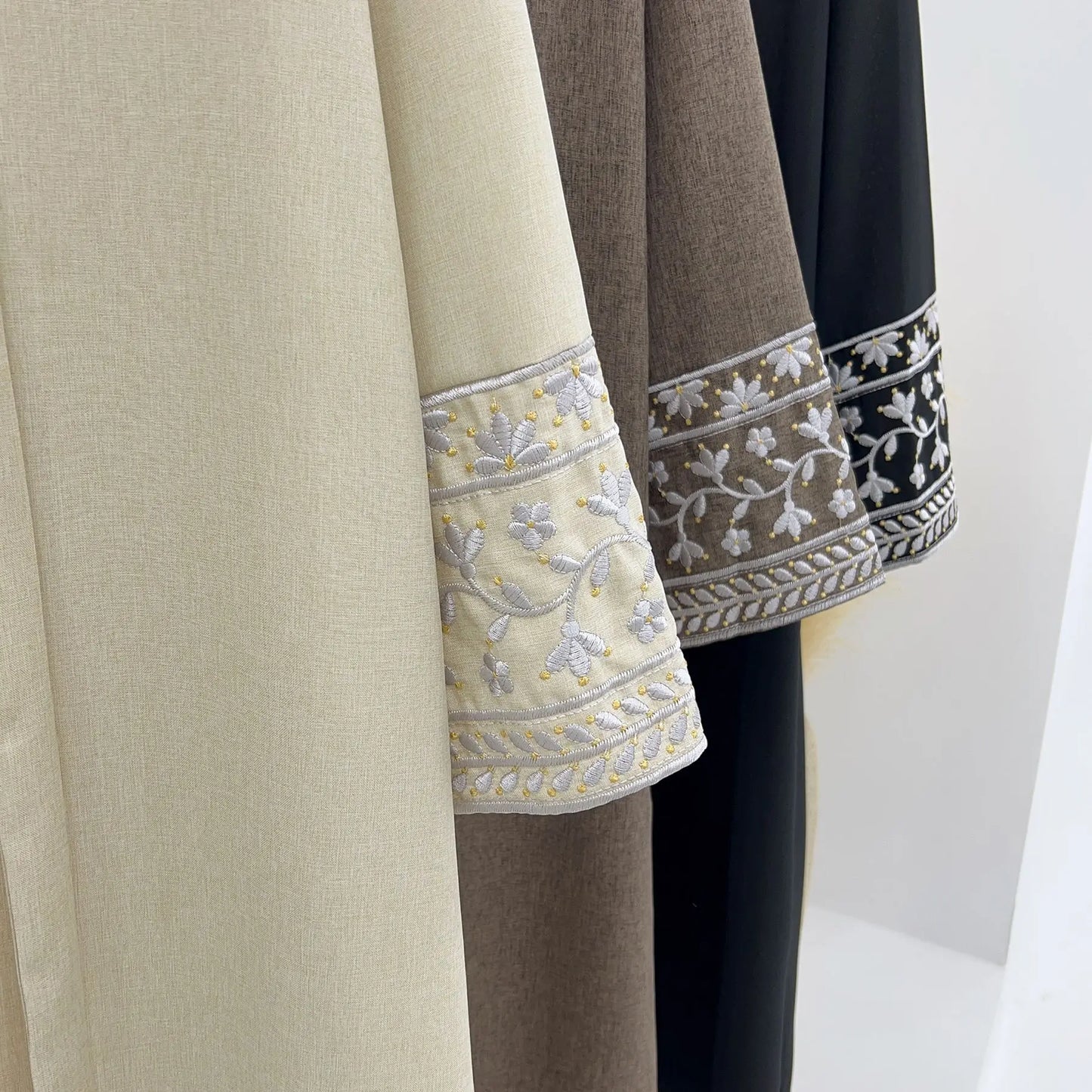Embroidered Sleeve Abaya