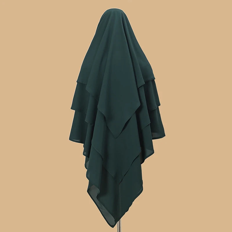 3 Layer Hijab