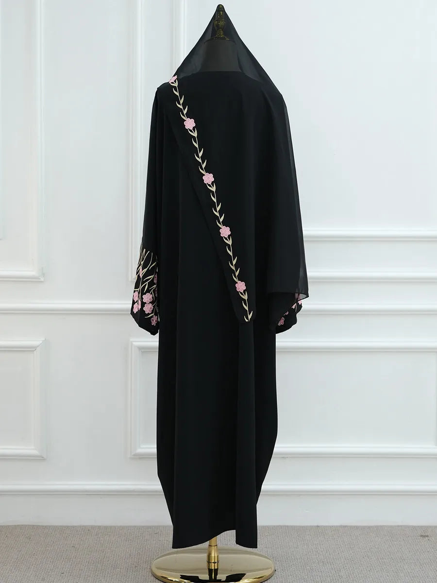 Floral Embroidered Abaya