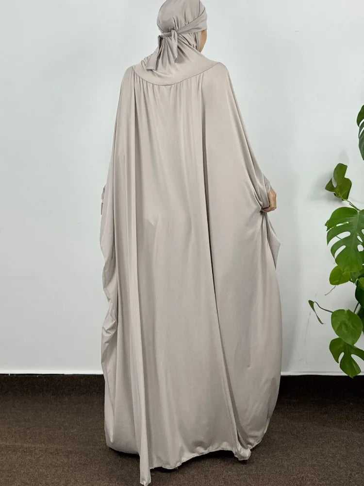 Hooded One-Piece Abaya