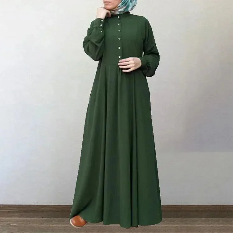 Button-Up Abaya