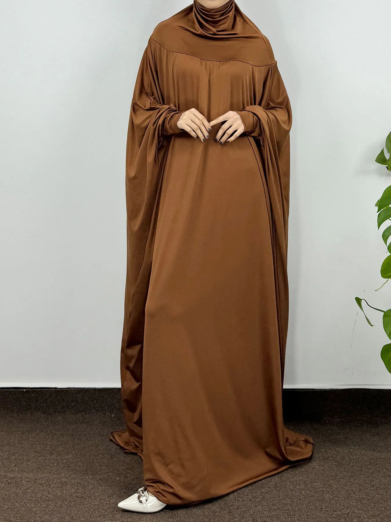 Hooded One-Piece Abaya