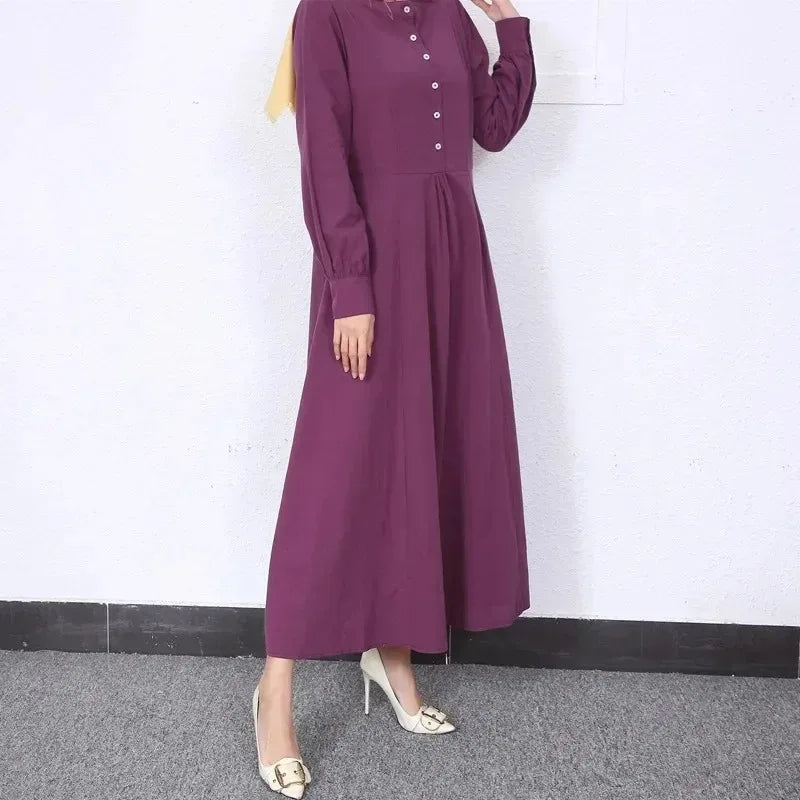 Button-Up Abaya