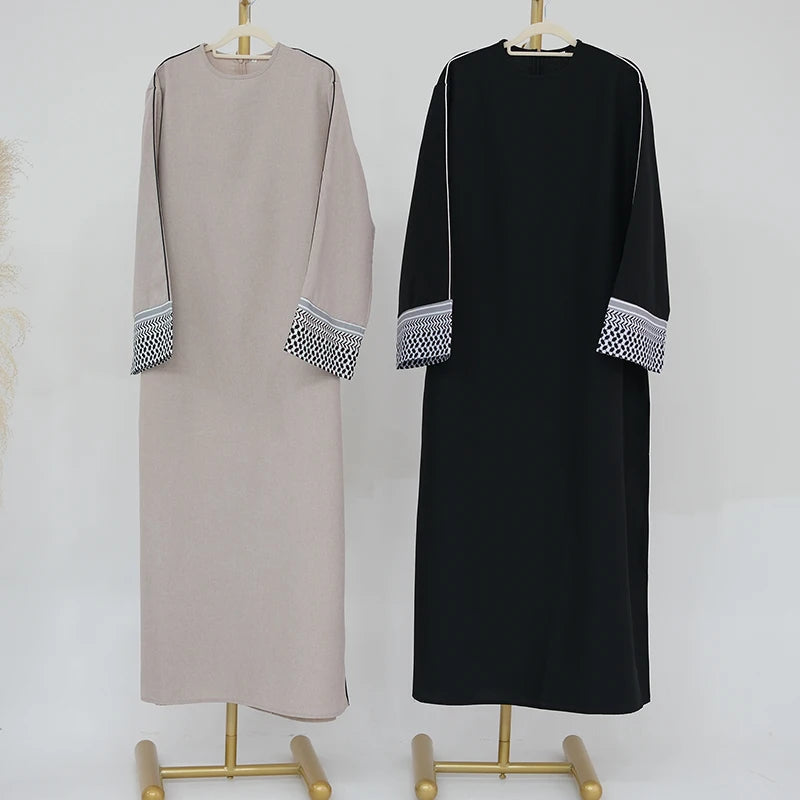 Printed Palestine Kefiyyeh Abaya