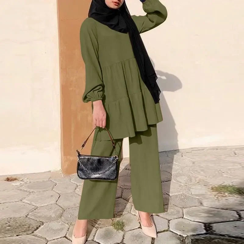 Muslim Women Two Piece Outfit