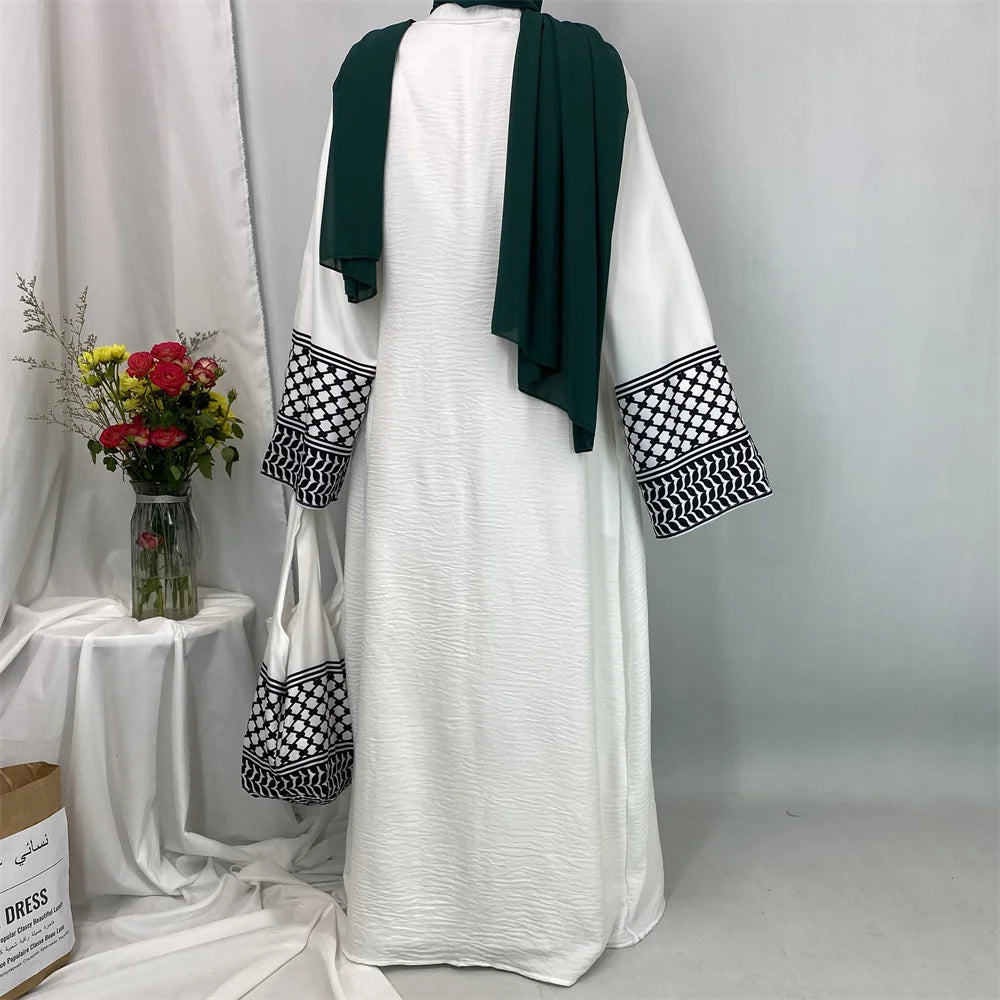 Muslim Women's Open Abaya And Bag