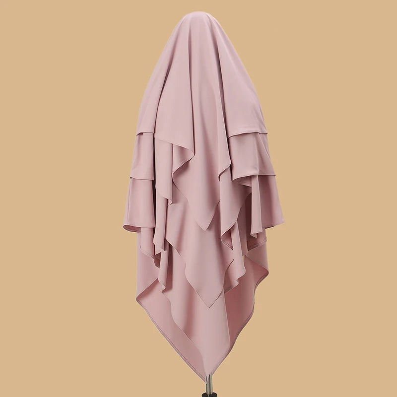 3 Layer Hijab