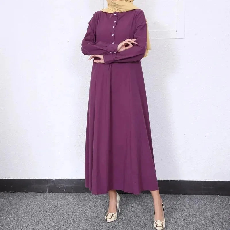 Button-Up Abaya