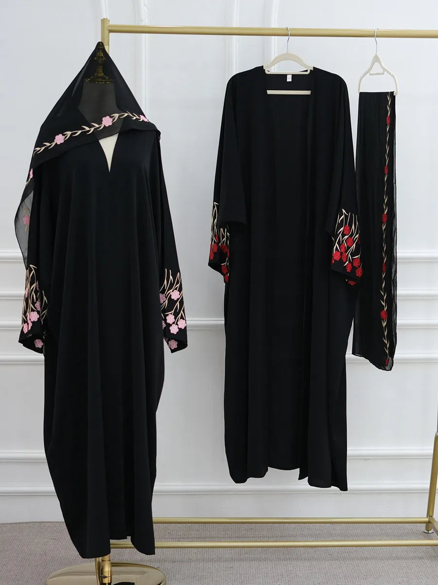 Floral Embroidered Abaya