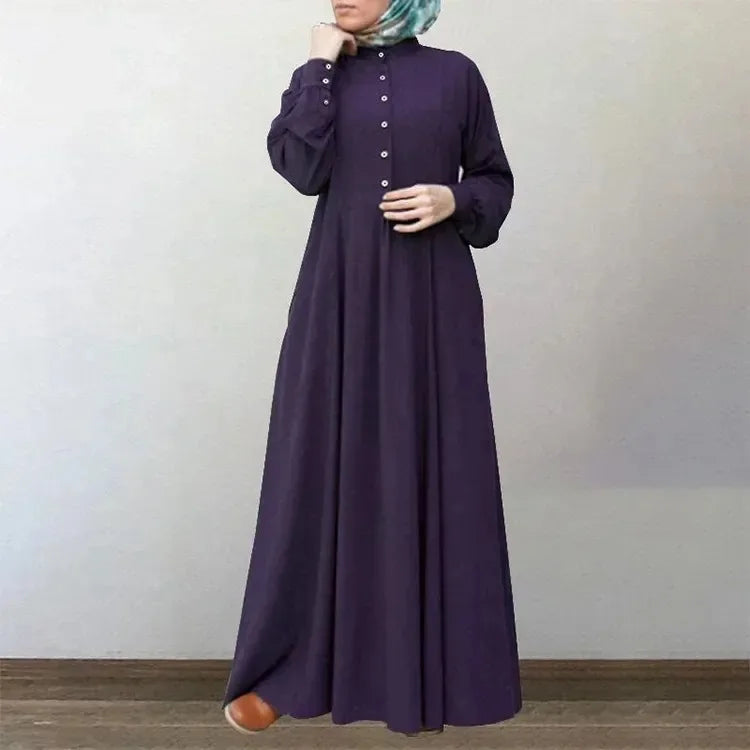 Button-Up Abaya