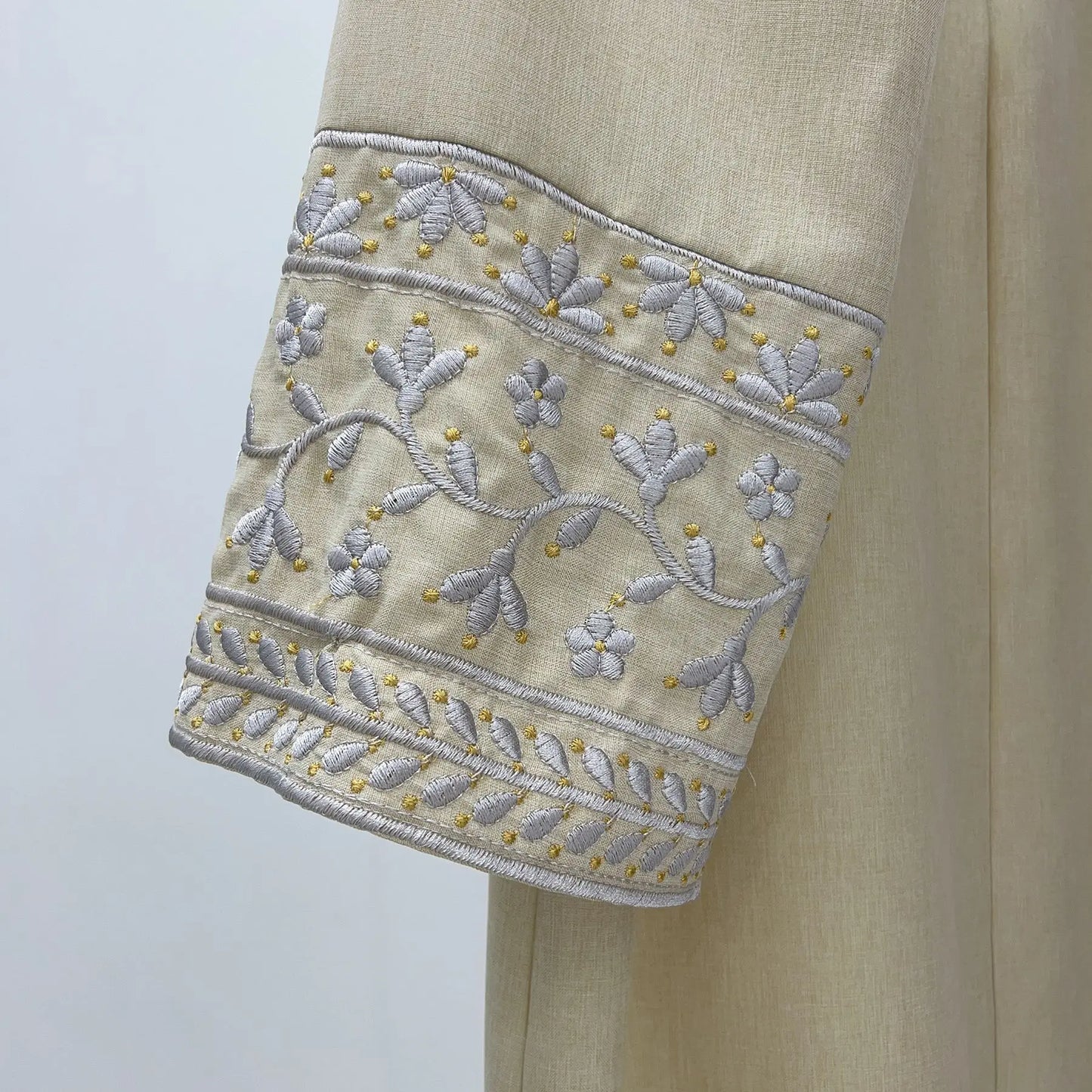 Embroidered Sleeve Abaya