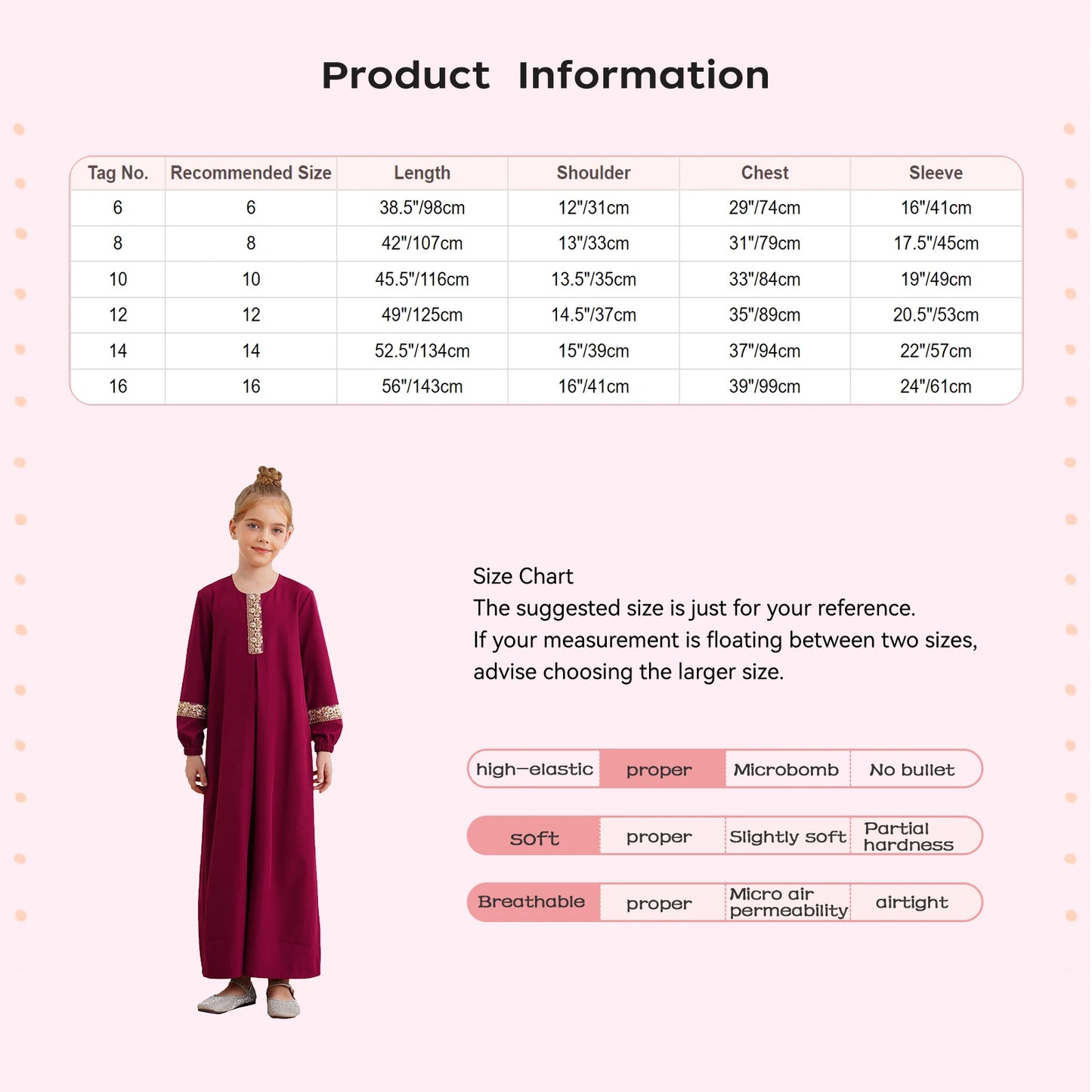 Muslim Girls' Abaya