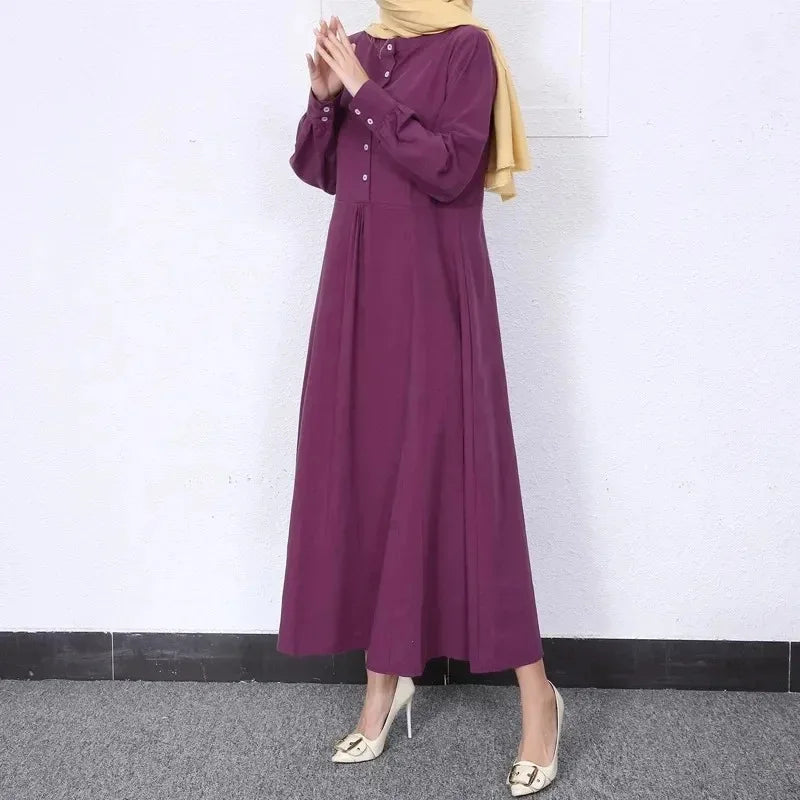 Button-Up Abaya