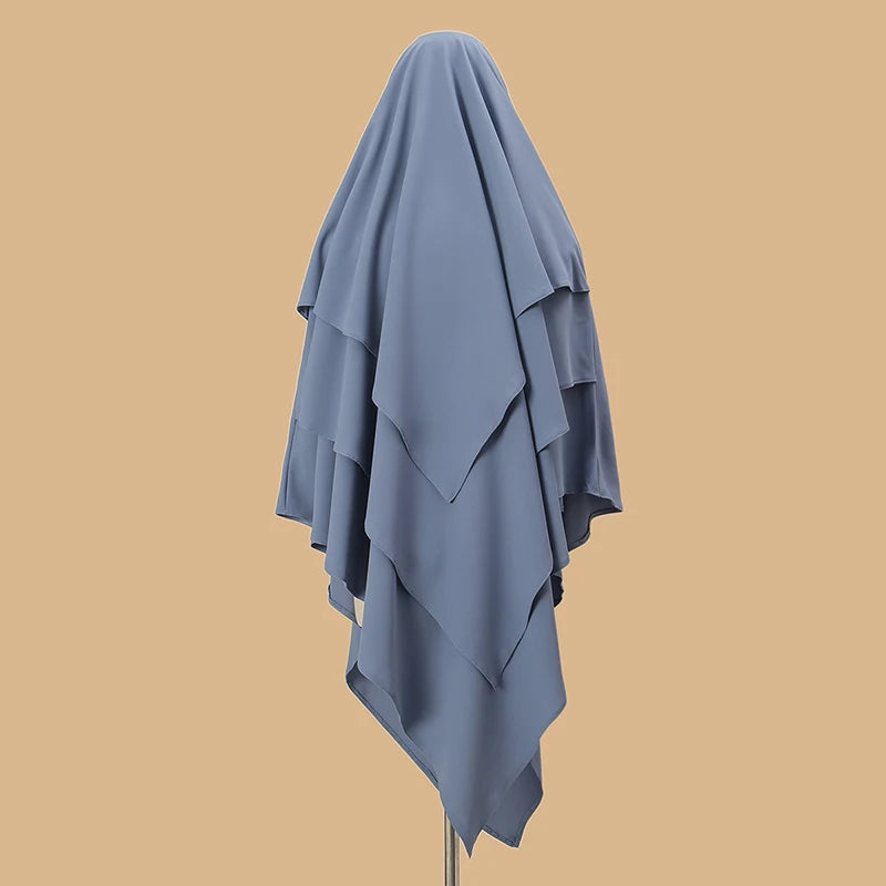 3 Layer Hijab