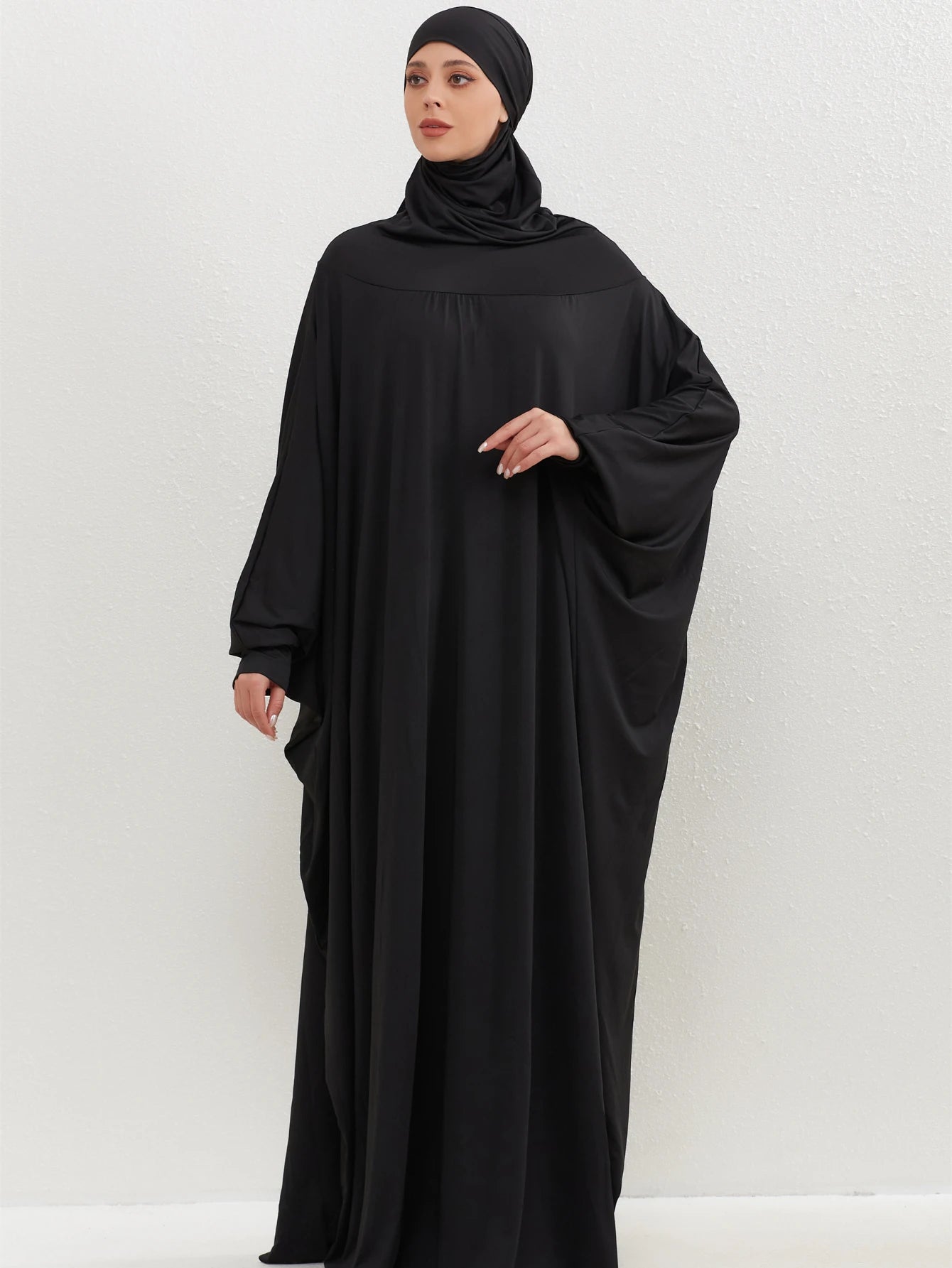 Hooded One-Piece Abaya