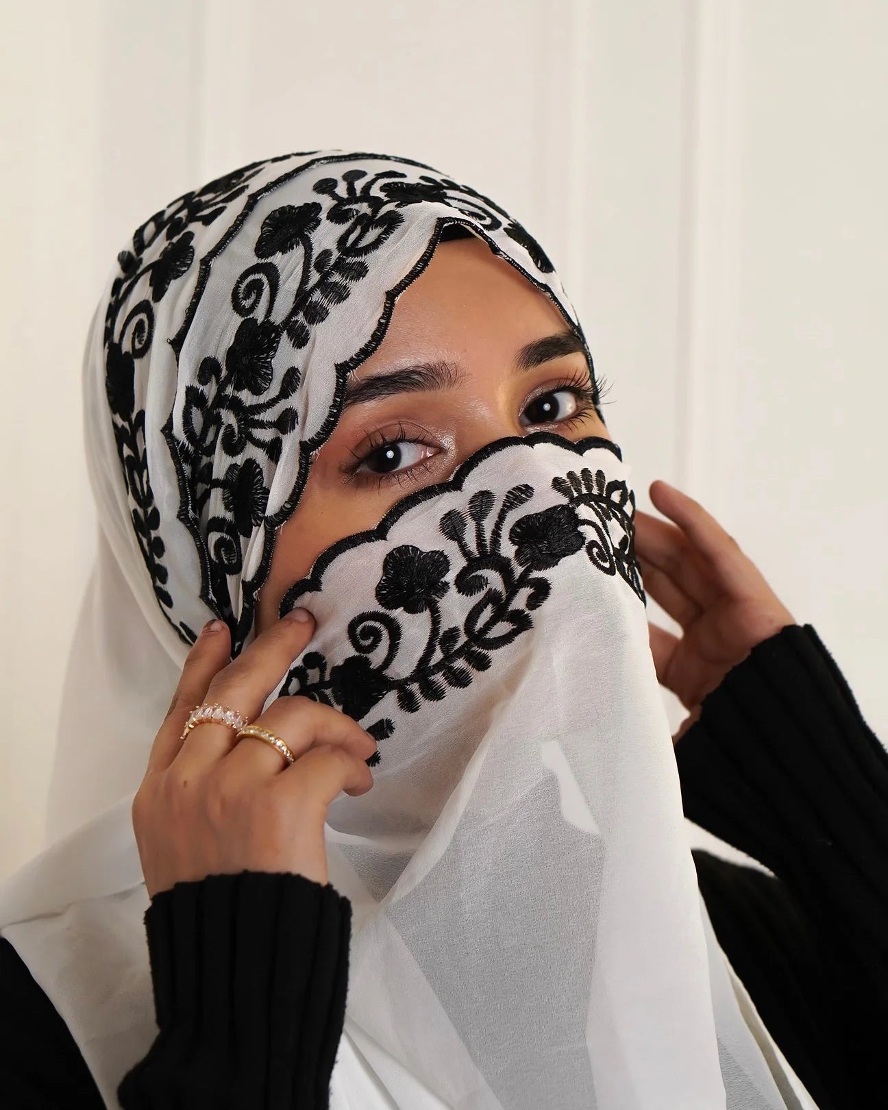 Embroidered Chiffon Hijabs