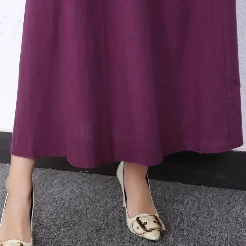 Button-Up Abaya