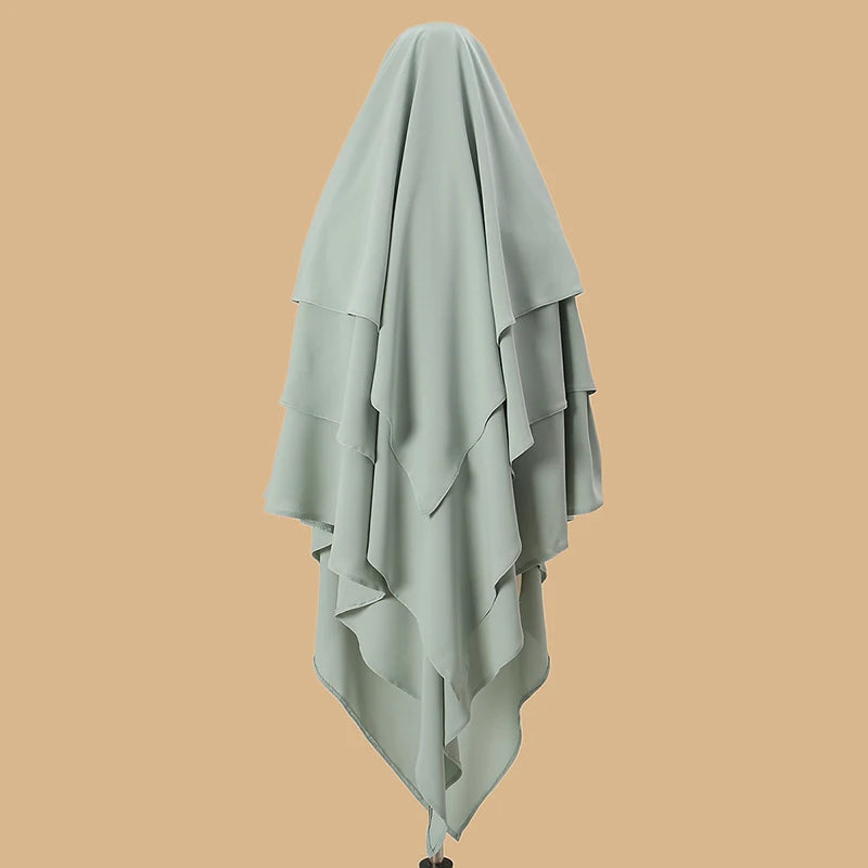 3 Layer Hijab