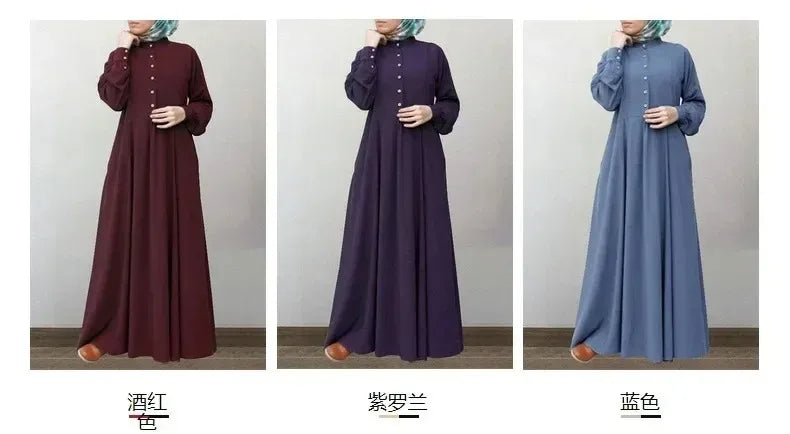 Button-Up Abaya