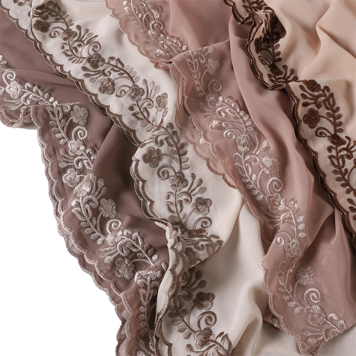 Embroidered Chiffon Hijabs