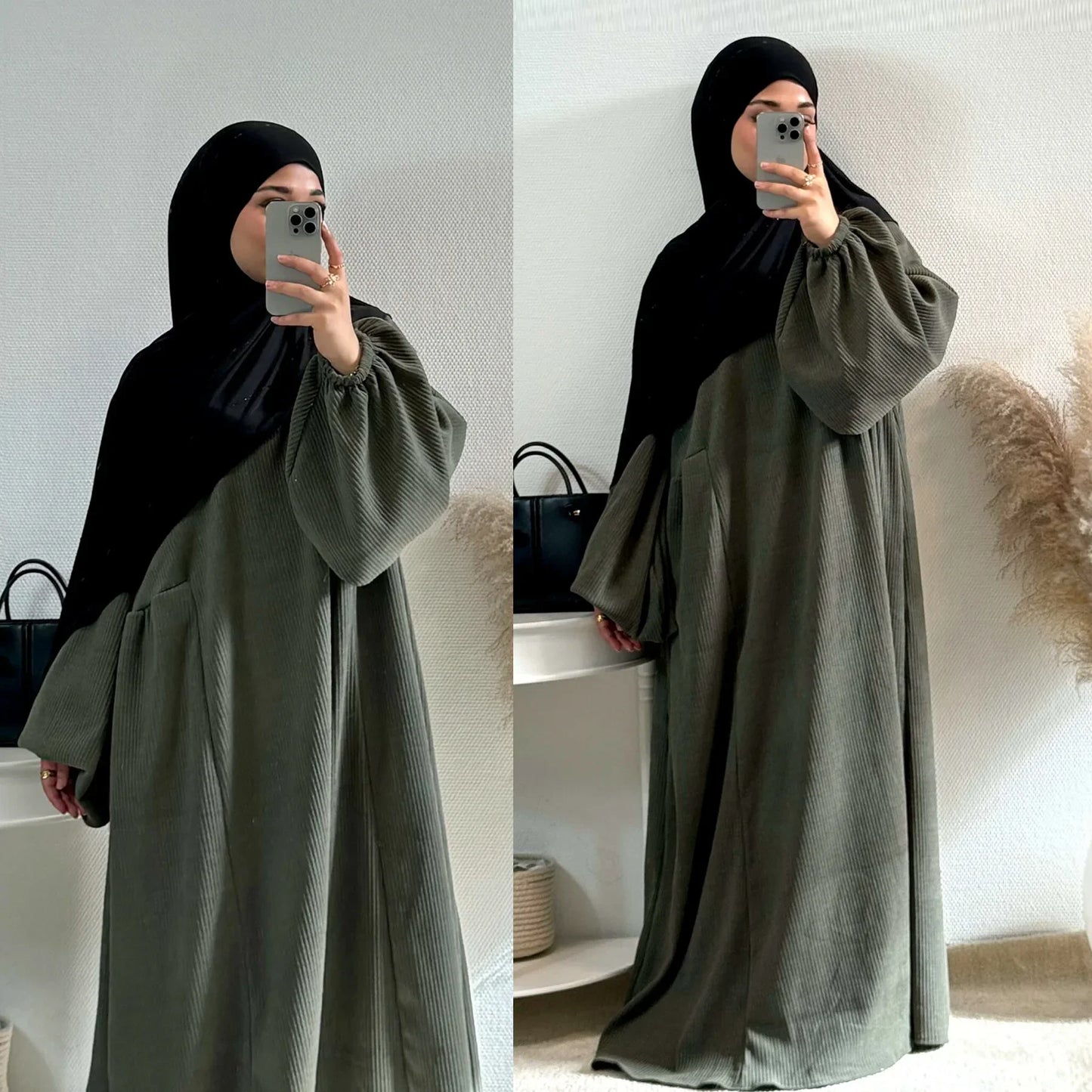 Winter Corduroy Abaya