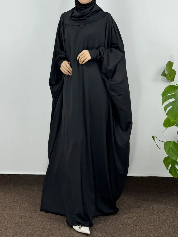 Hooded One-Piece Abaya