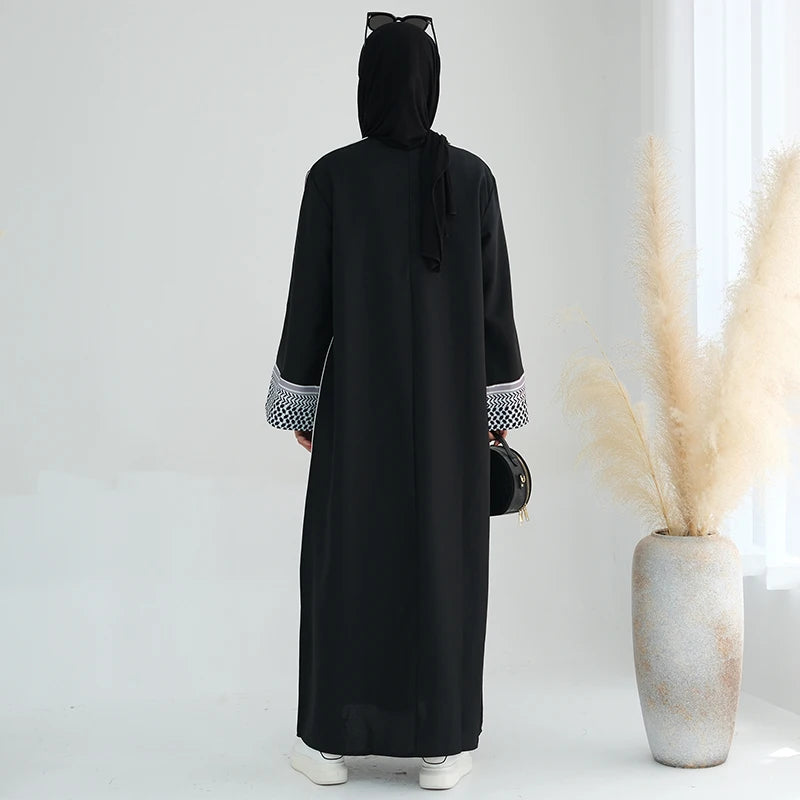 Printed Palestine Kefiyyeh Abaya