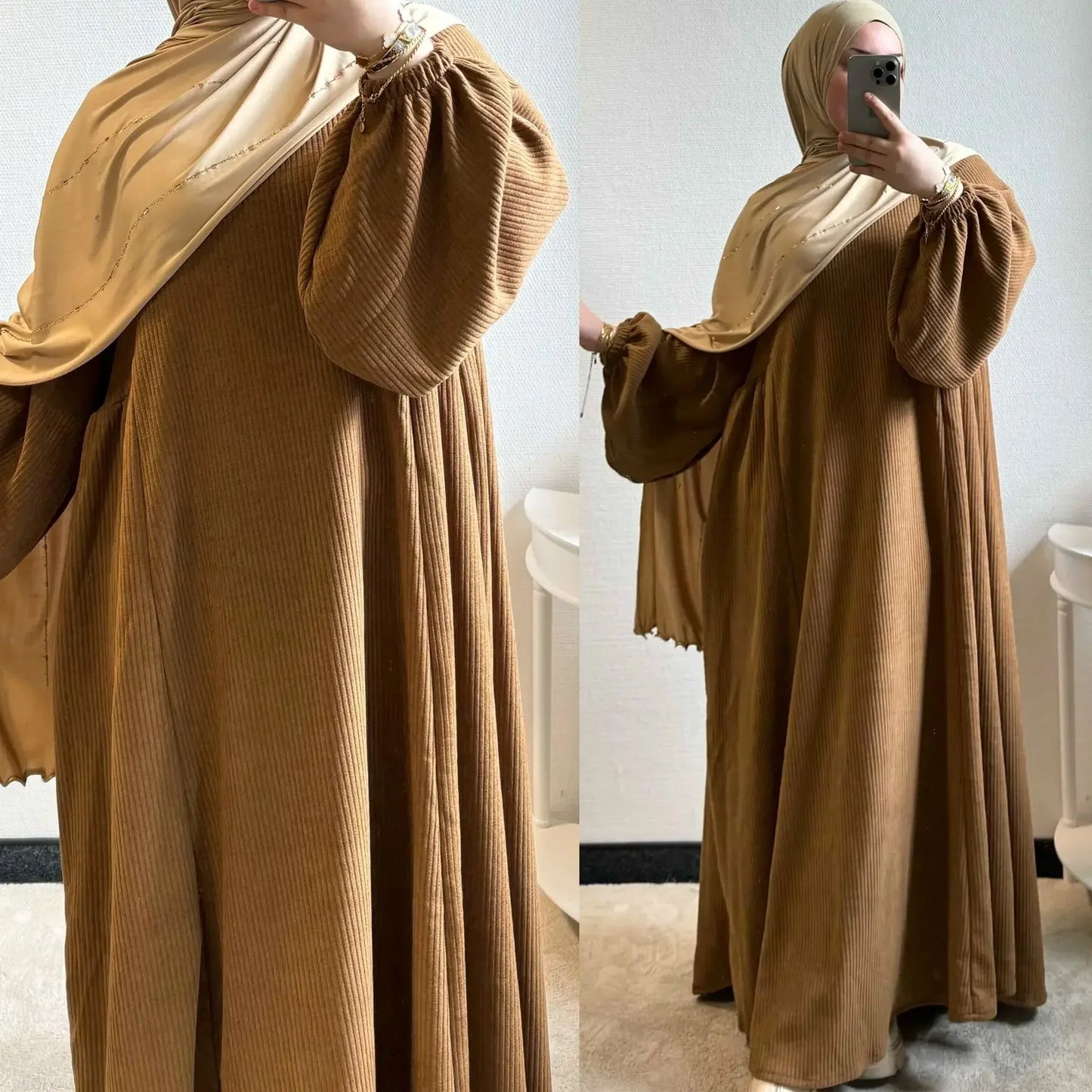 Winter Corduroy Abaya
