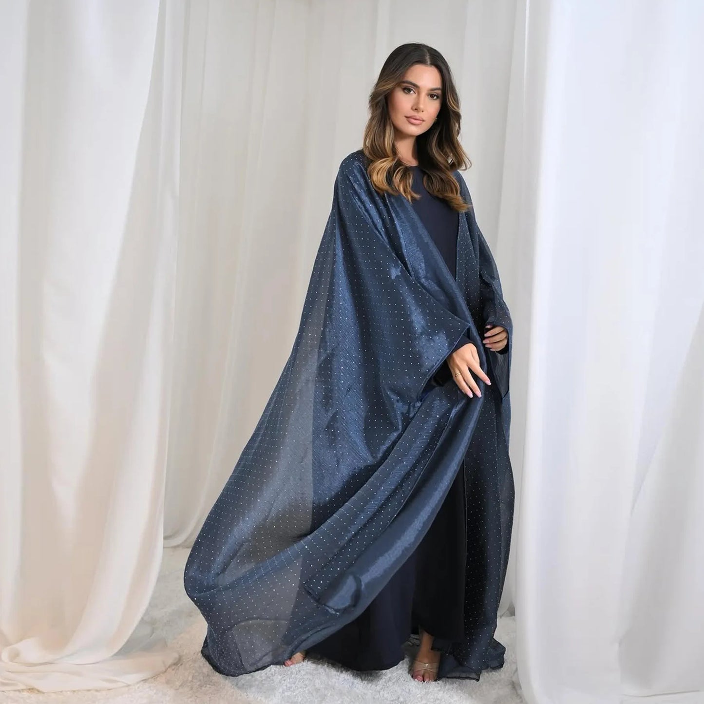 Three-Piece Abaya with Hijab
