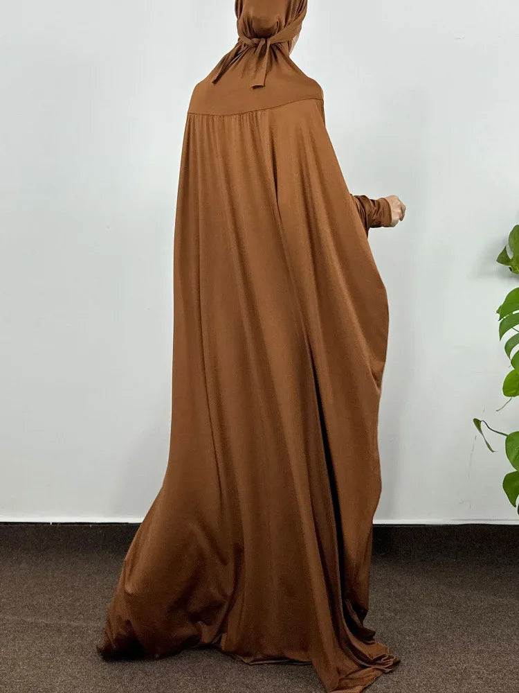 Hooded One-Piece Abaya