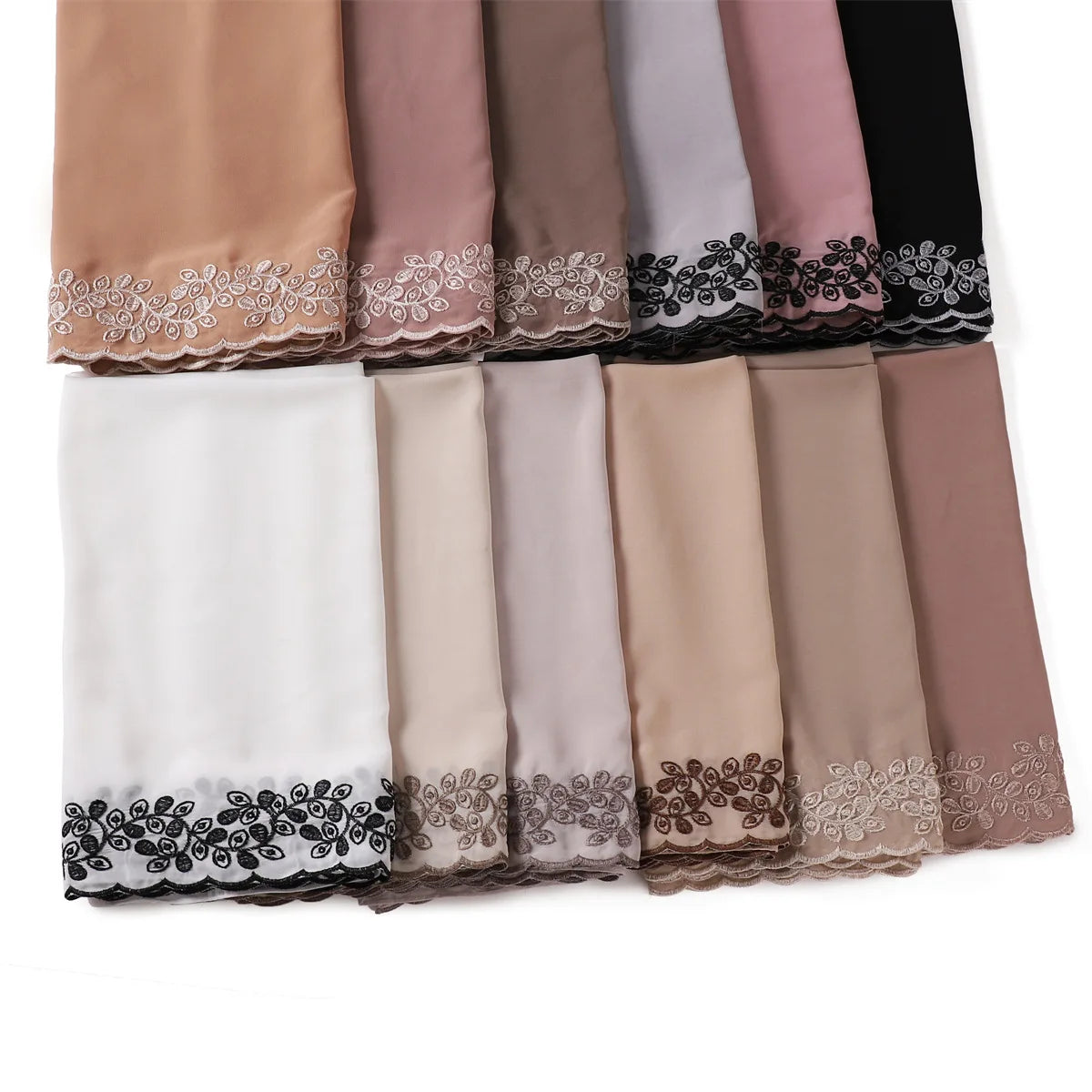 Embroidered Chiffon Hijabs