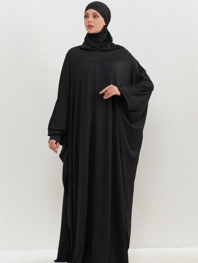 Hooded One-Piece Abaya