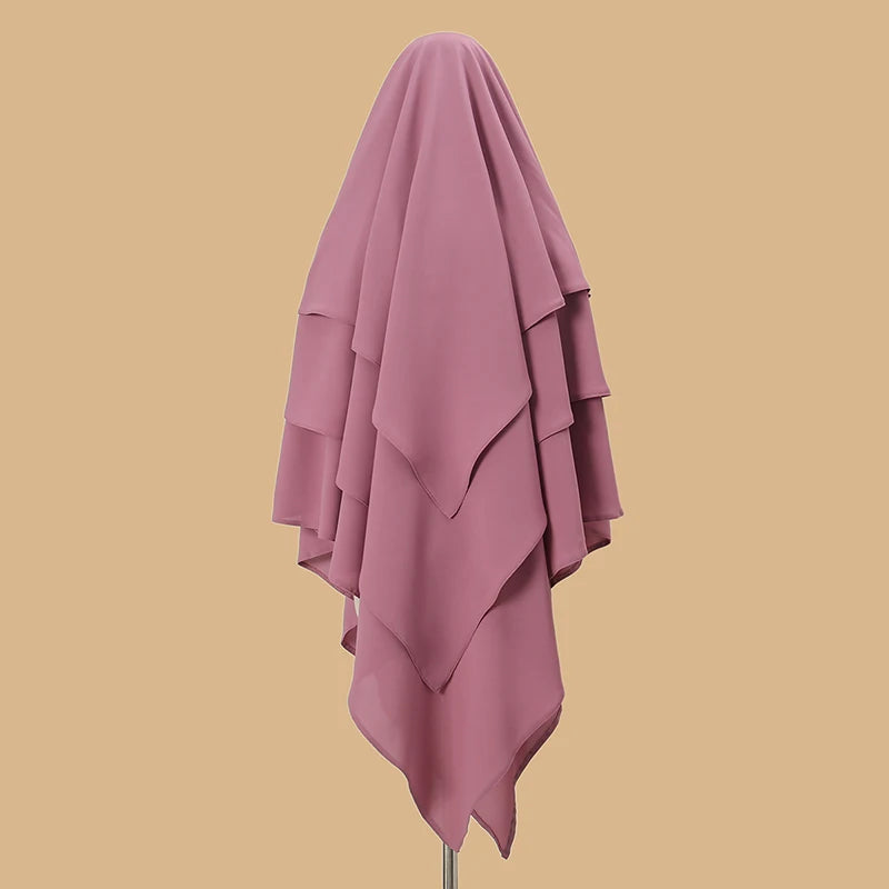 3 Layer Hijab