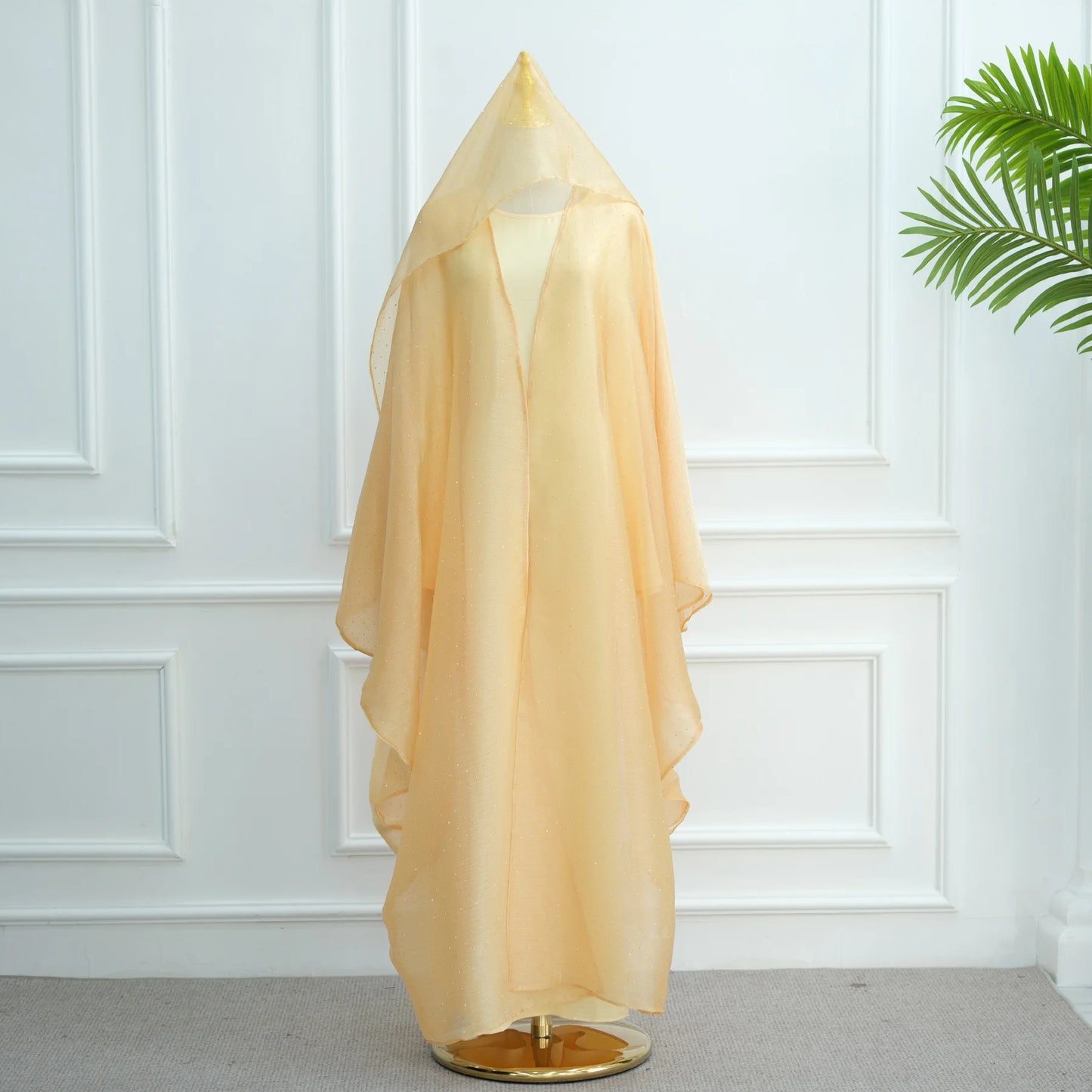 Three-Piece Abaya with Hijab