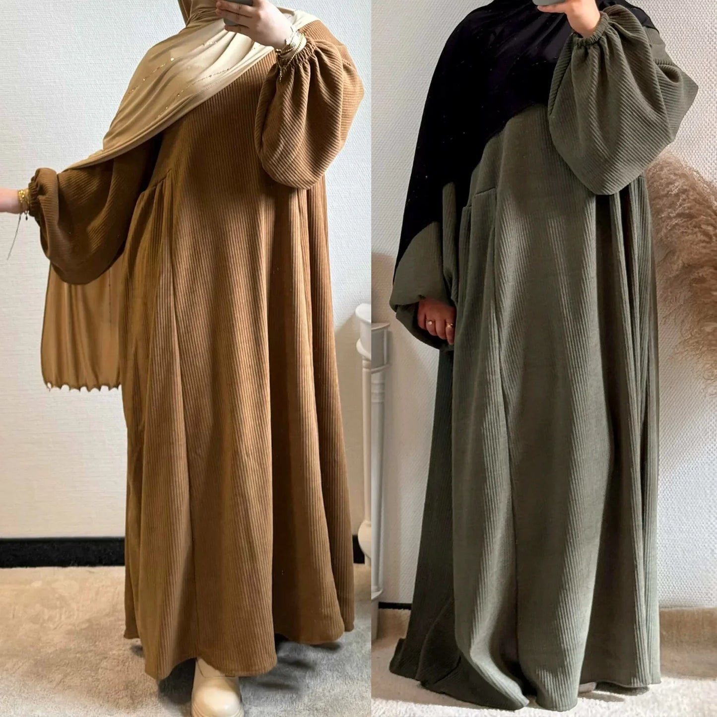 Winter Corduroy Abaya