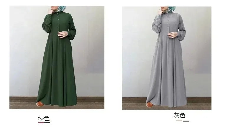 Button-Up Abaya