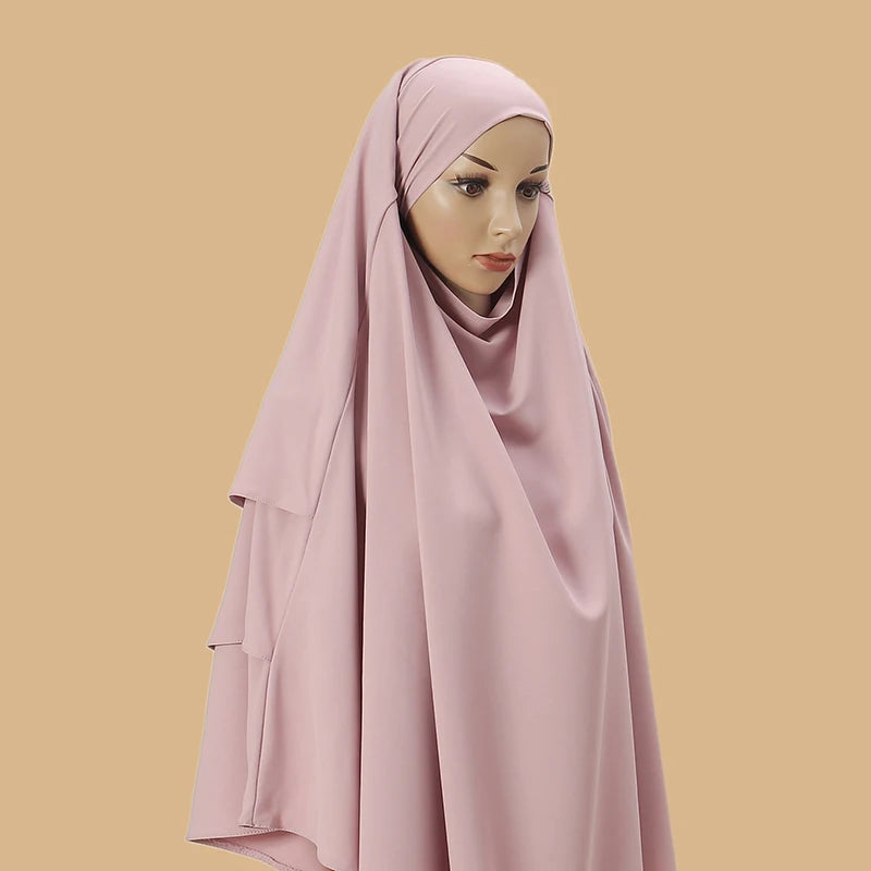3 Layer Hijab