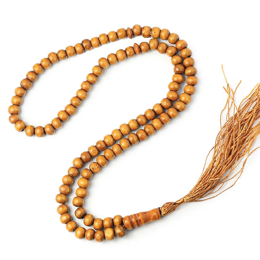 Wood Tasbih Prayer Beads with Tassel