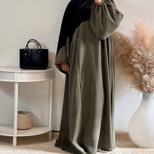 Winter Corduroy Abaya