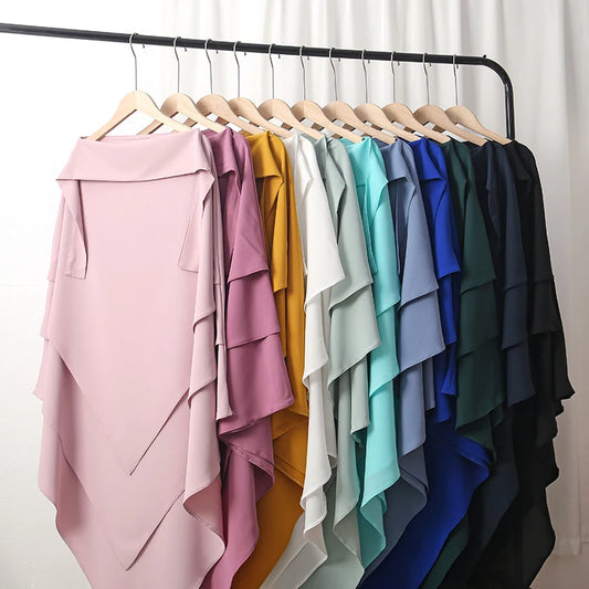 3 Layer Hijab