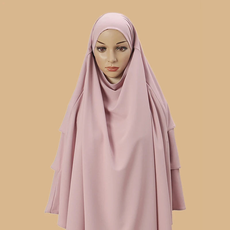 3 Layer Hijab