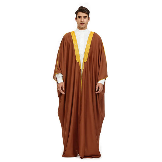 Men Saudi Embroidered Bisht